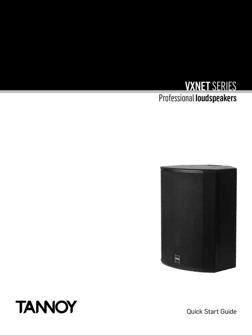 Tannoy VXNET Series User manual