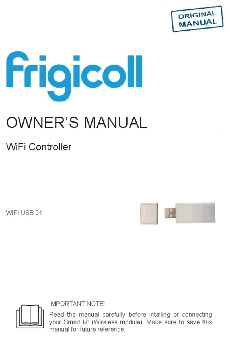 Frigicoll WIFI USB 01 owner's manual