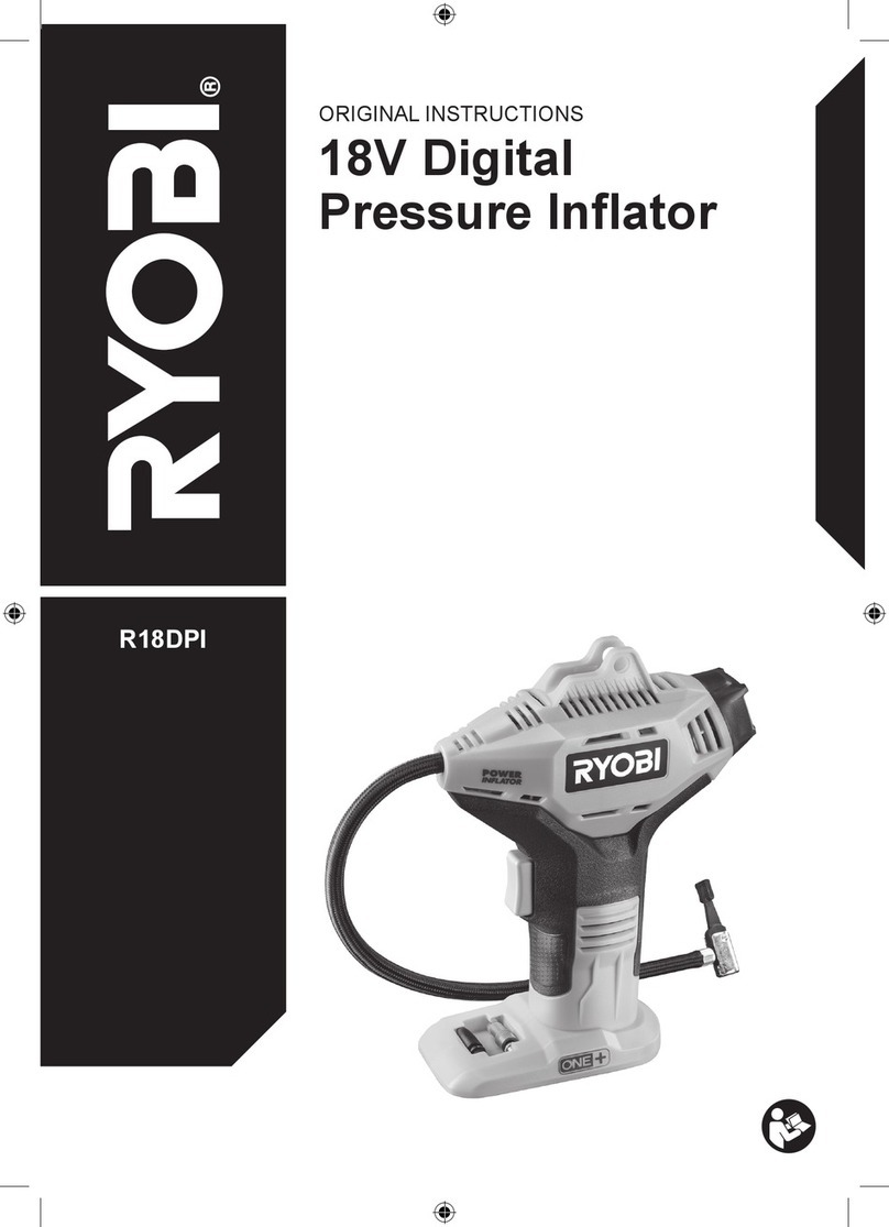 Ryobi R18DPI User manual