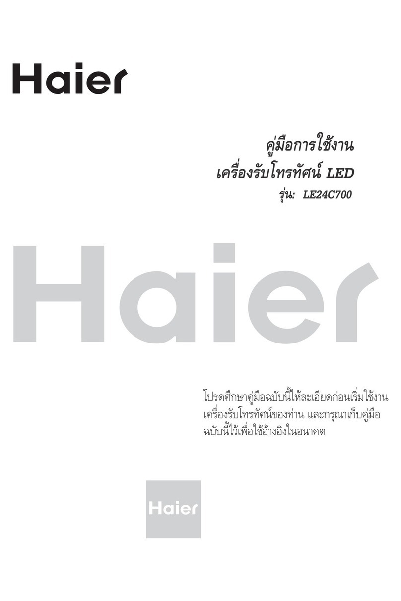 Haier LE24C700 User manual Haier LE24C700 User manual