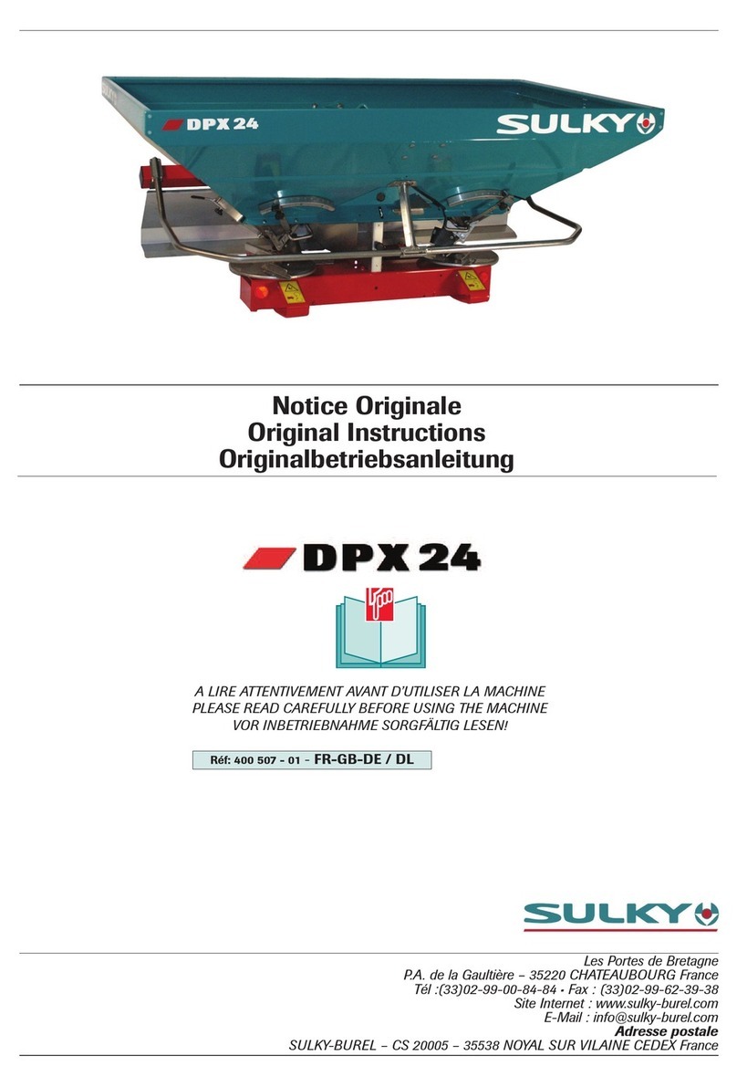 Sulky DPX 24 Original instructions