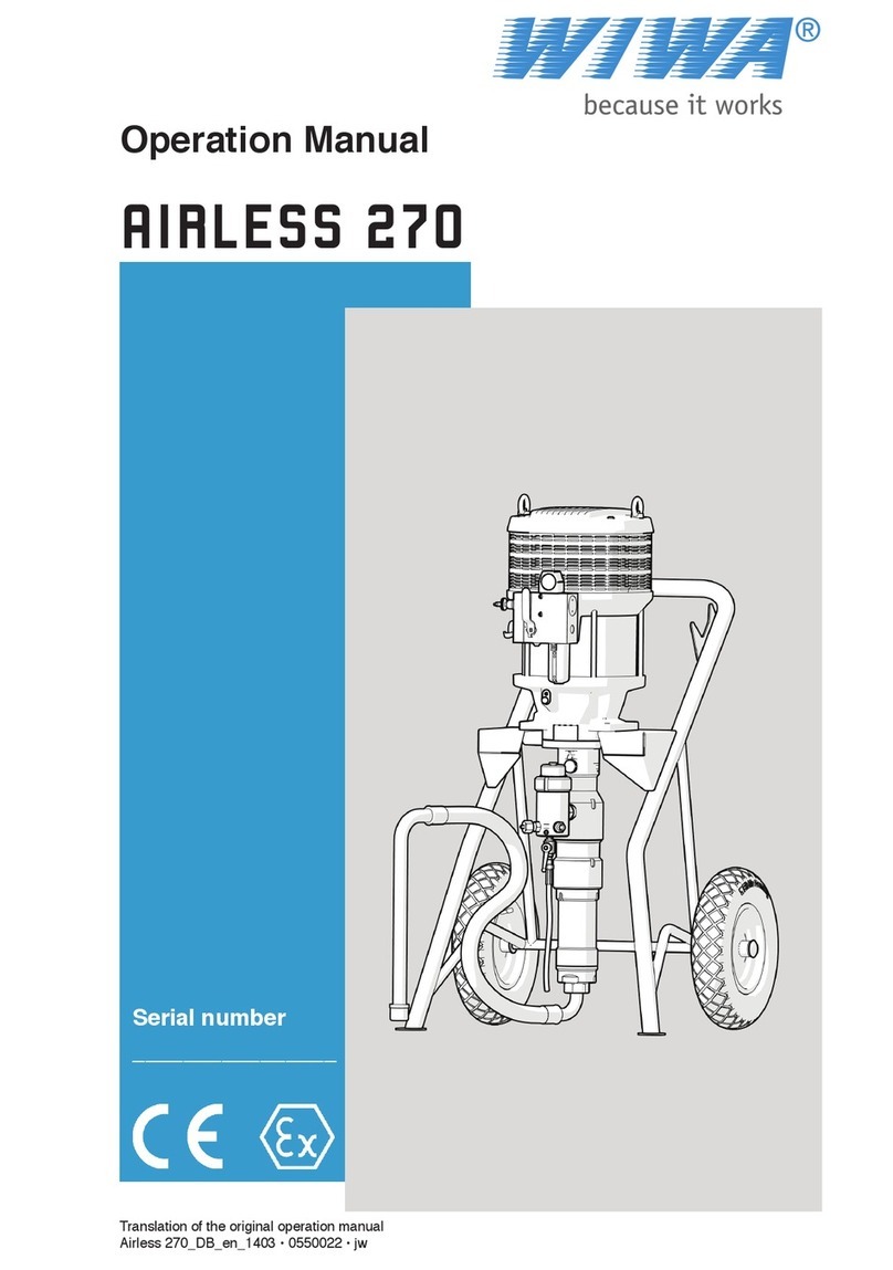 wiwa AIRLESS 270 Operation manual