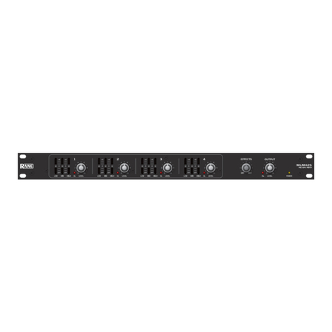 Rane MLM42S User manual