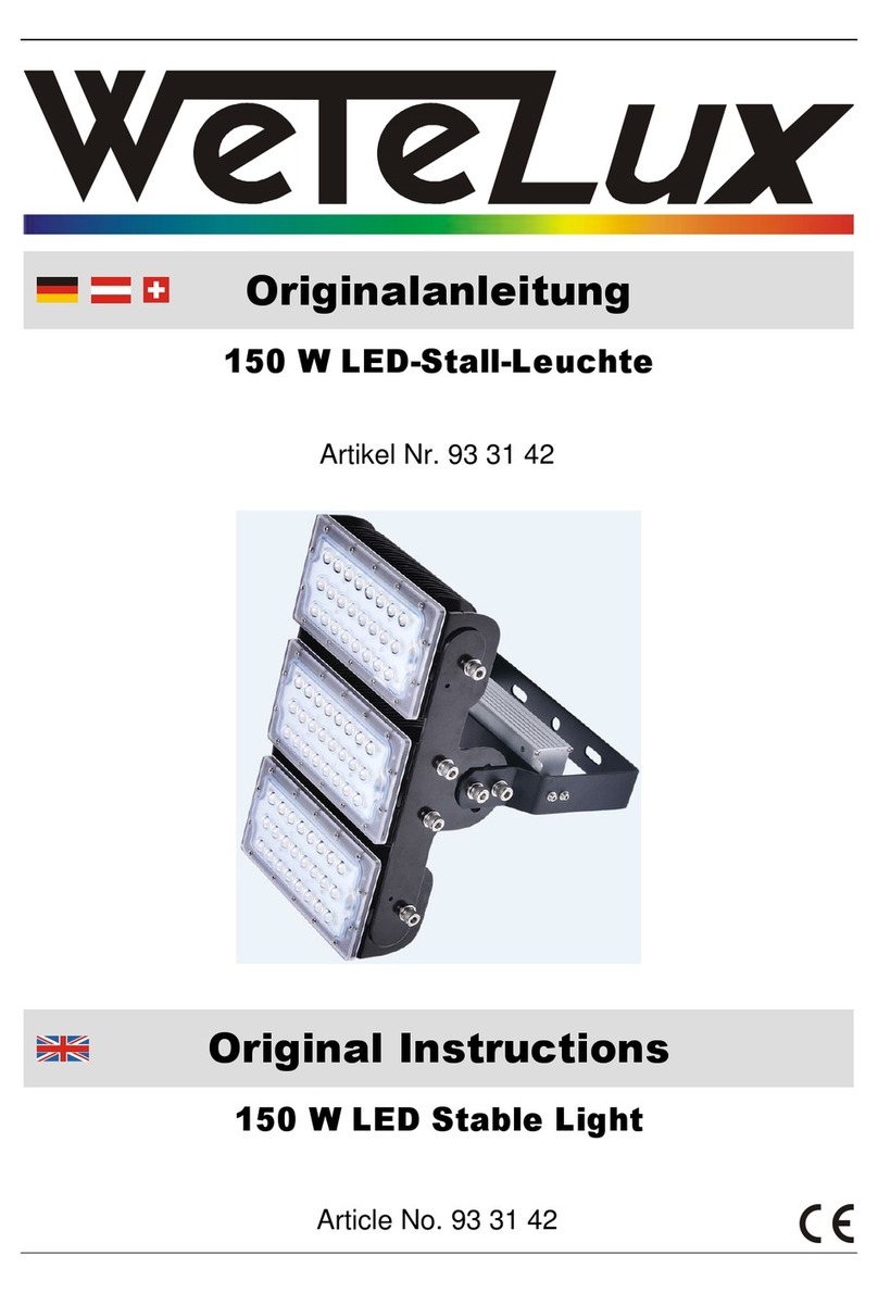 Wetelux 93 31 42 Original instructions