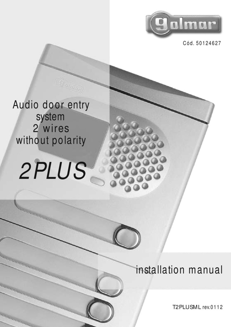 golmar 2PLUS installation manual