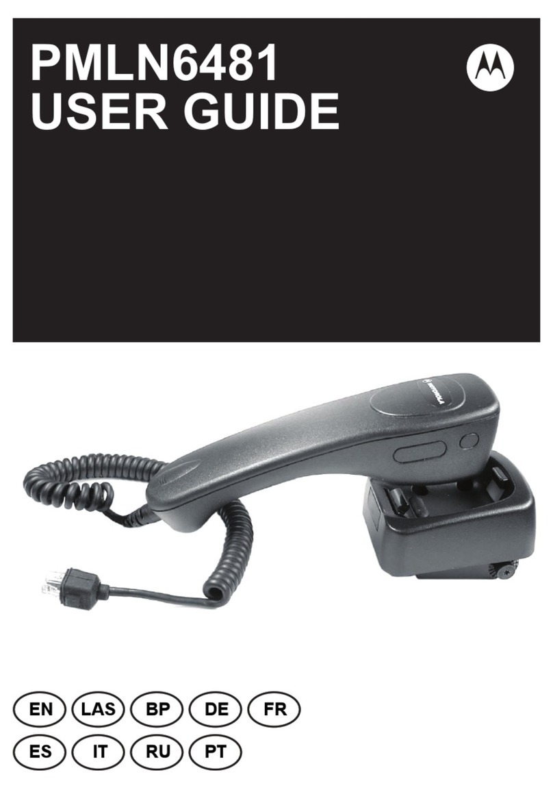 Motorola PMLN6481 User manual