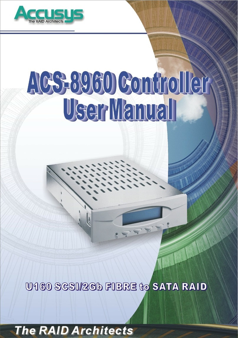 Accusys ACS-8960 user manual