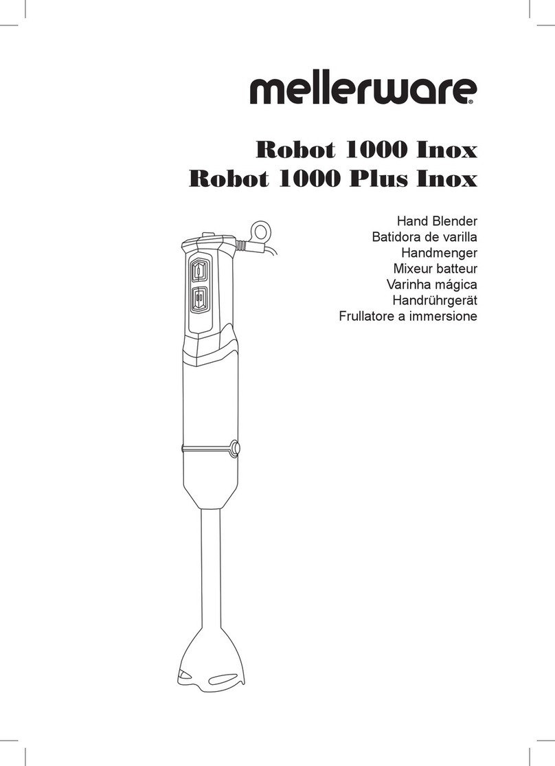 Mellerware Robot 1000 Inox User manual