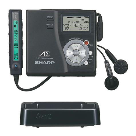 Sharp Auvi MD-DR77 User manual