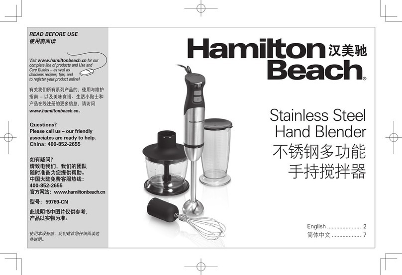 Hamilton Beach 59769-CN instructions