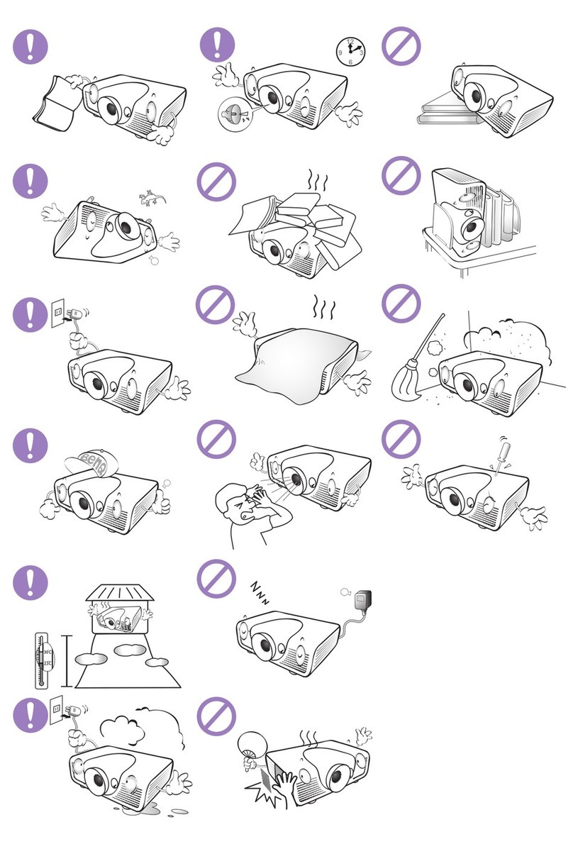 BenQ W1400 User manual