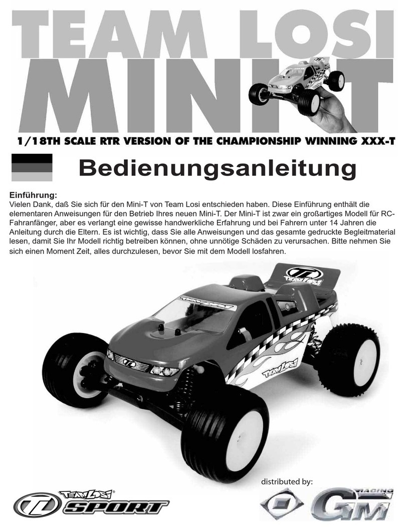 GM-Racing Team Losi Sport Mini-T Operation manual