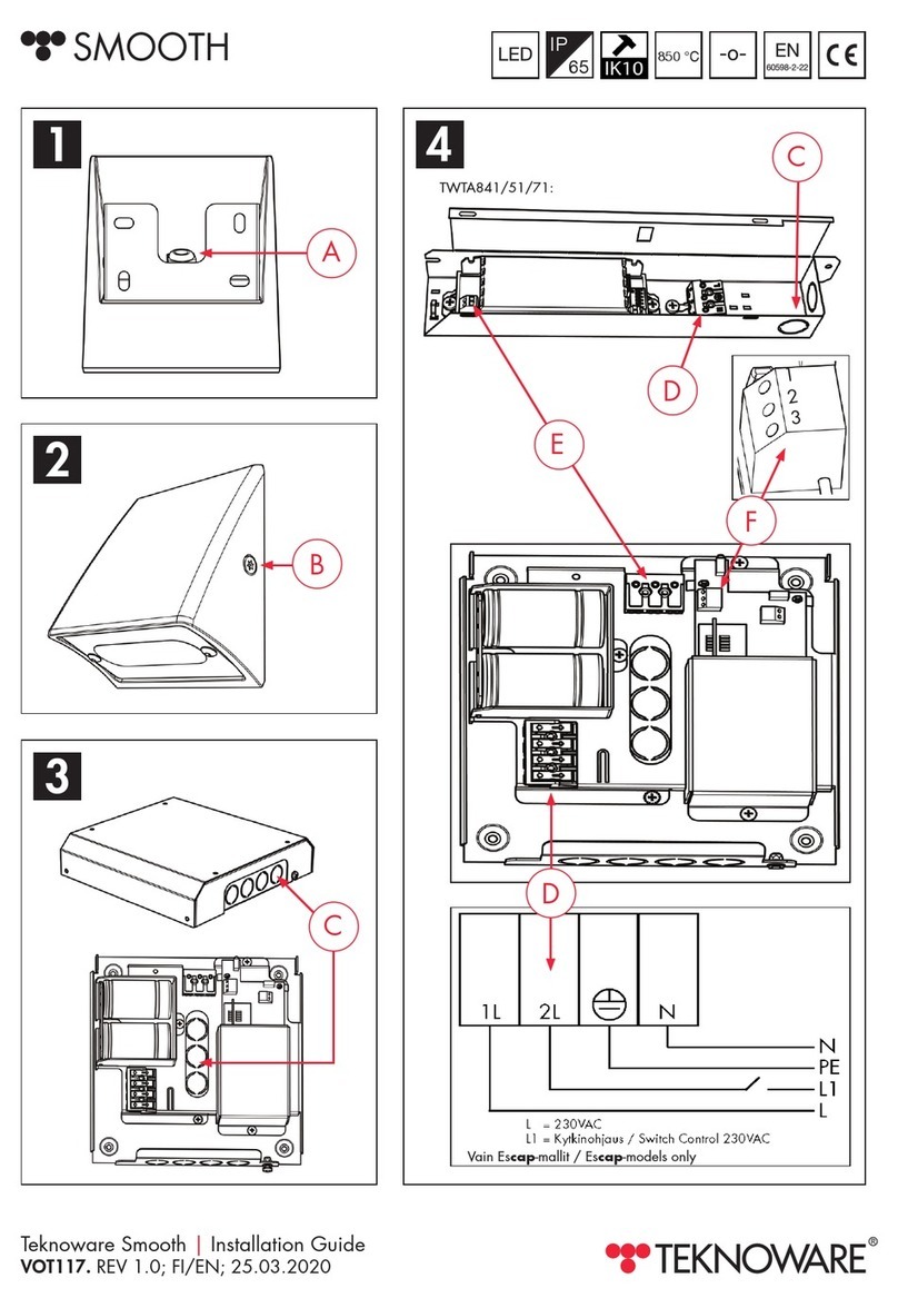 Teknoware Smooth TWTA851WK installation guide