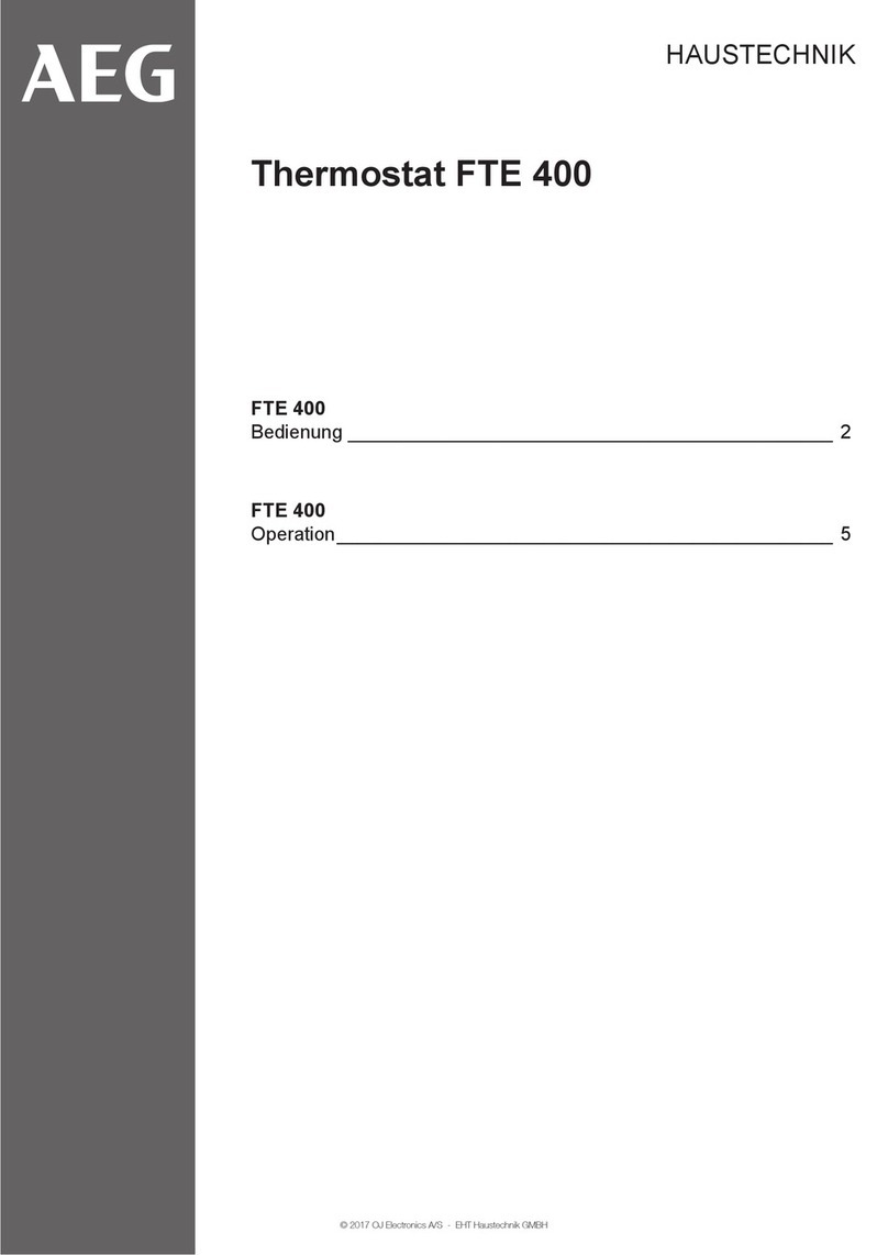 AEG FTE 400 user manual