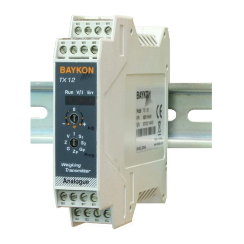 BAYKON TX12 User manual
