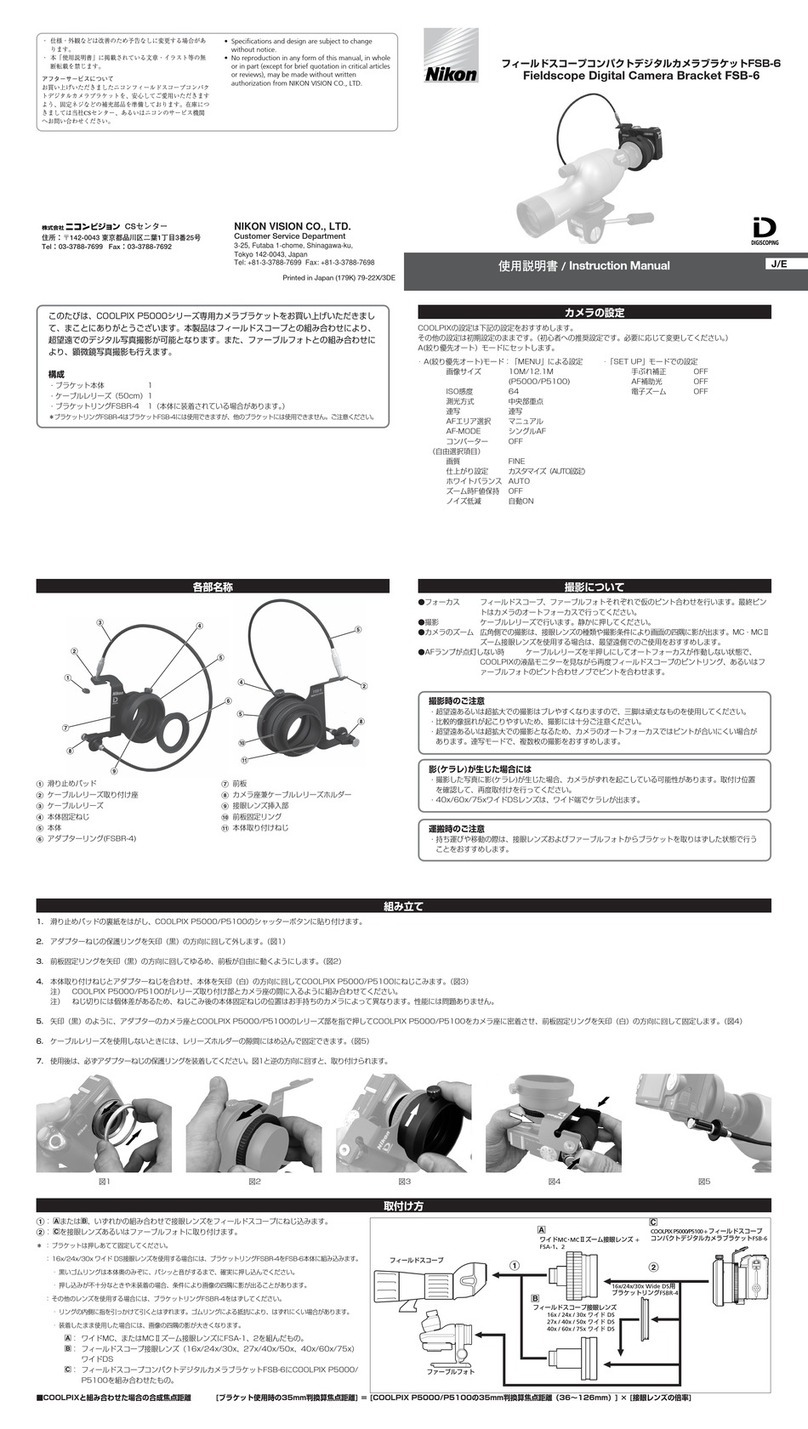 Nikon FSB-6 instruction manual