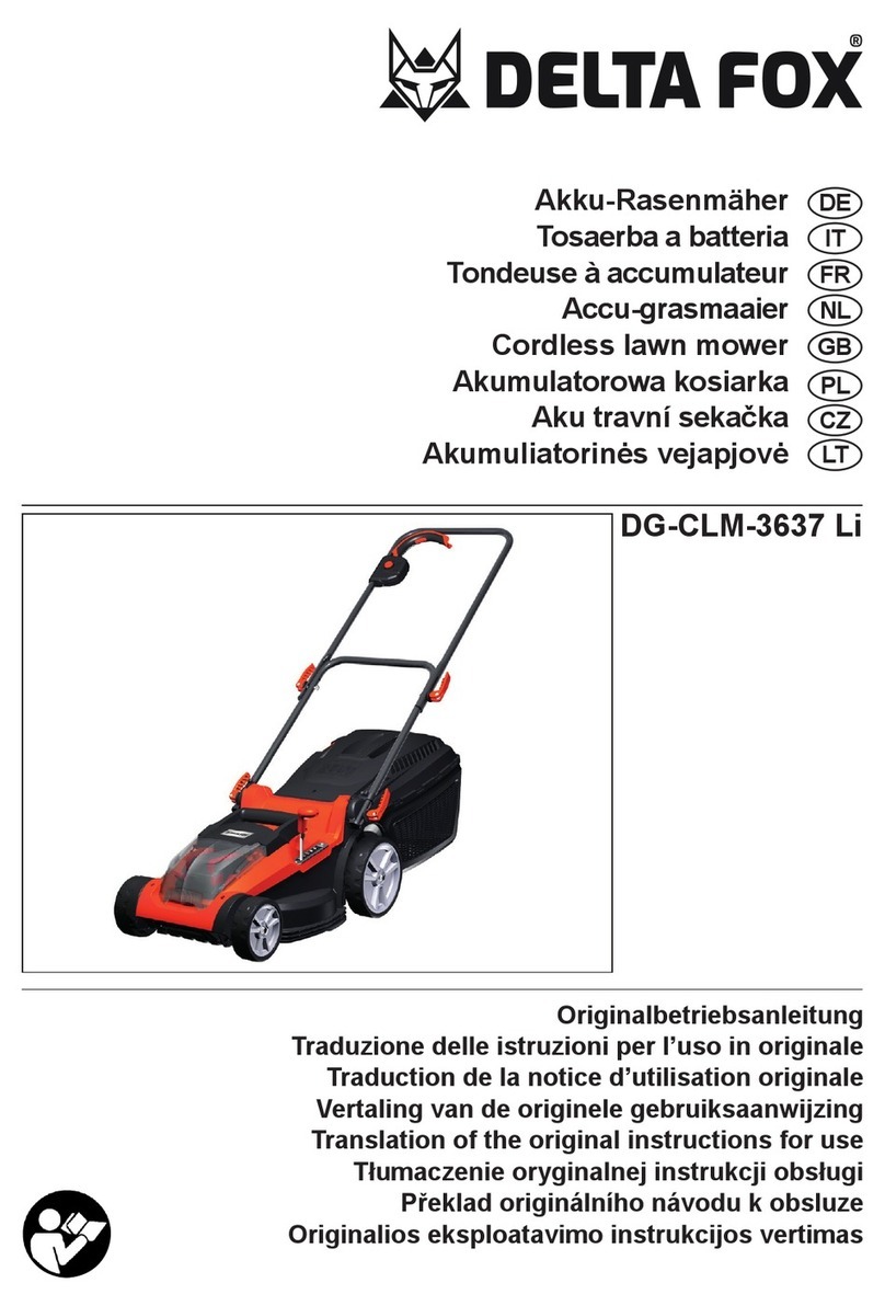 Deltafox DG-CLM-3637 Li Translation of the original instructions for use
