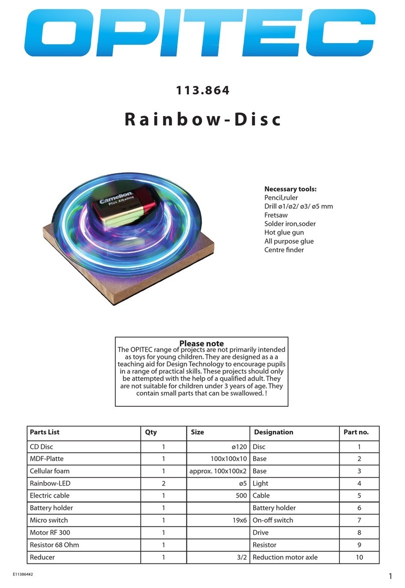Opitec Rainbow-Disc manual