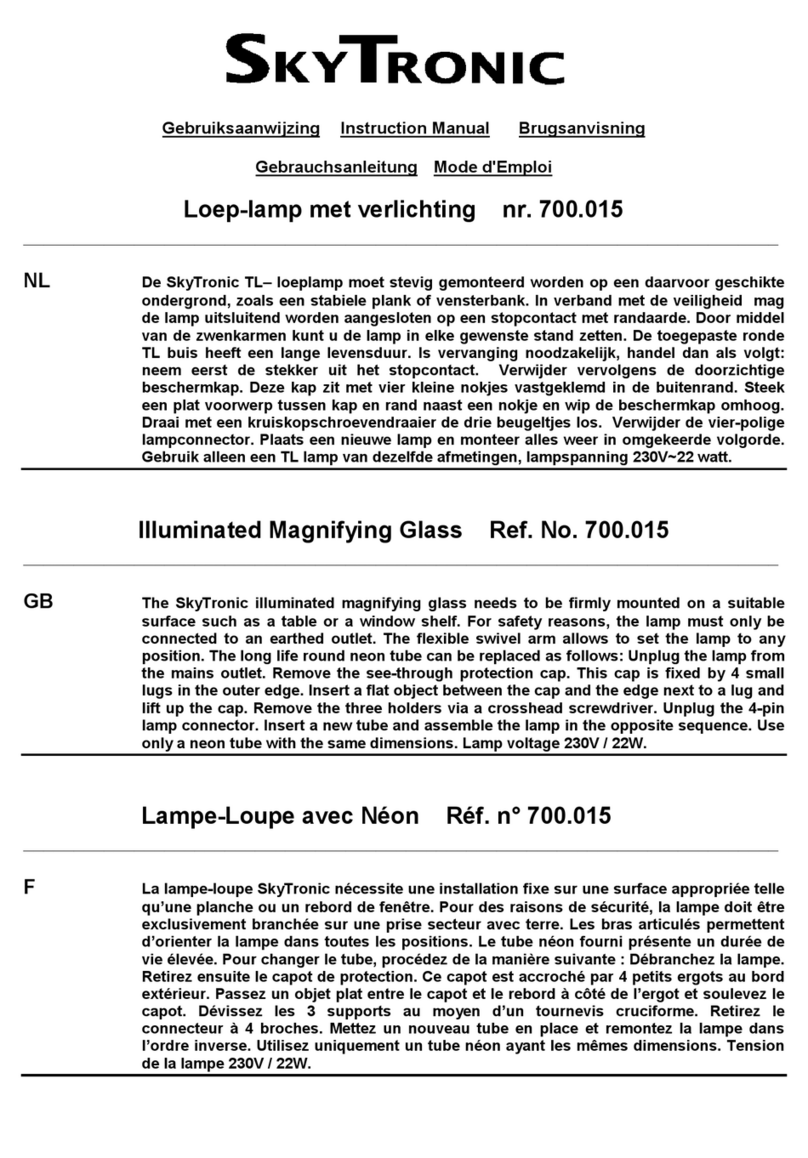 SKYTRONIC 700.015 User manual
