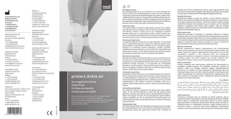 medi protect.Ankle air Instructions for use