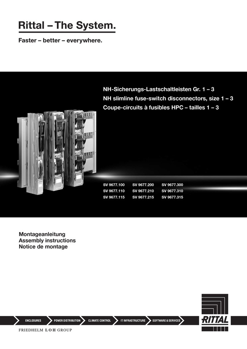 Rittal SV 9677.100 User manual