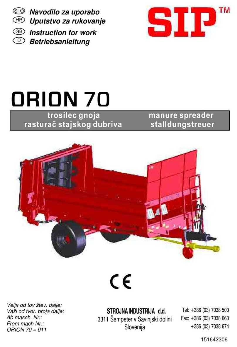 SIP ORION 70 Instruction for work
