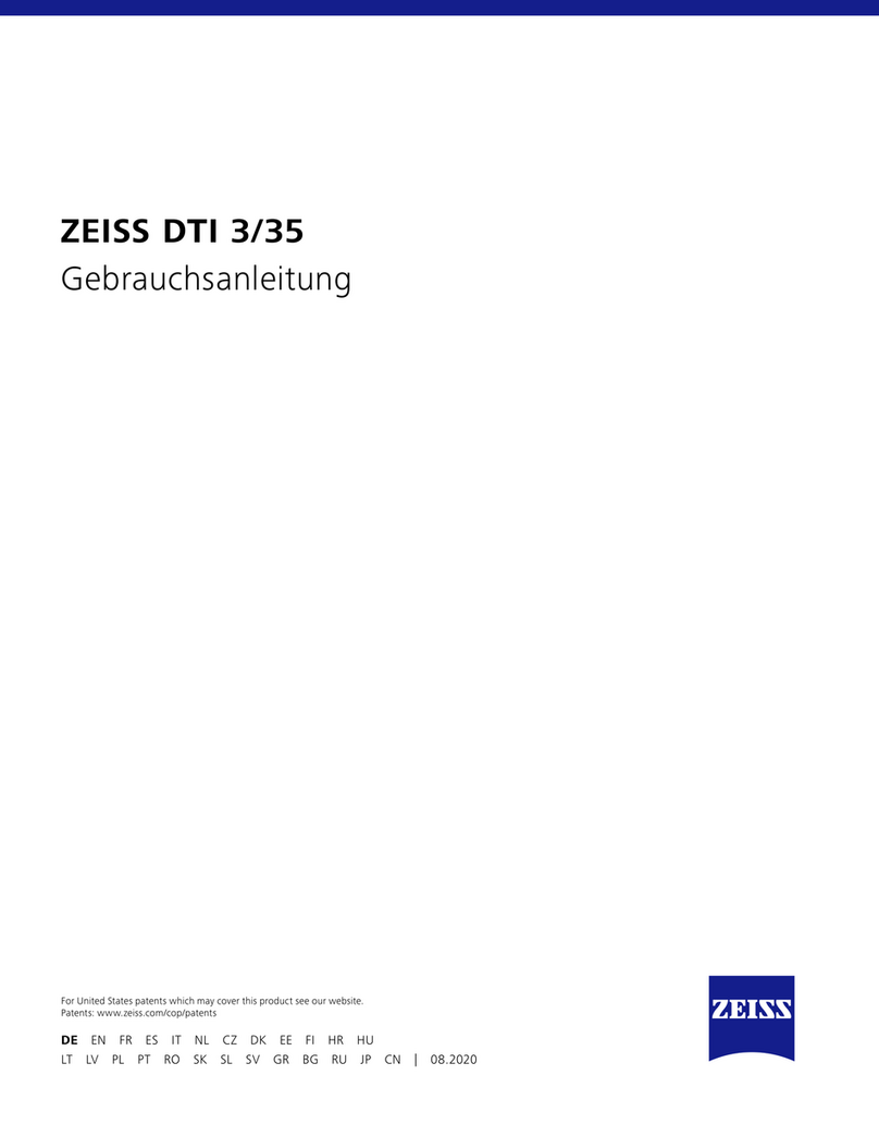 Zeiss DTI 3/35 Instructions for use