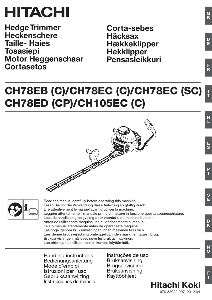 Hitachi CH78EB (C) User manual