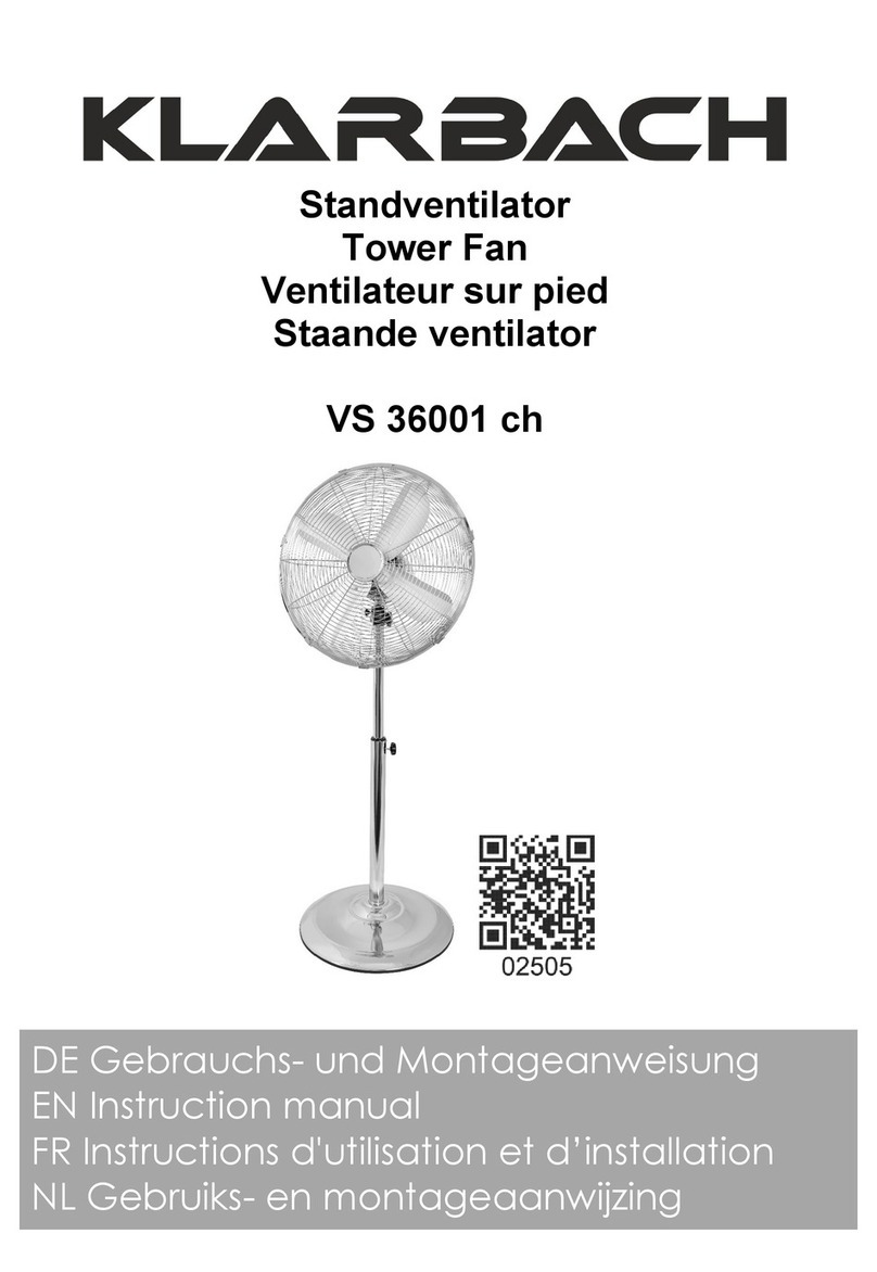 KLARBACH VS 36001 CH instruction manual