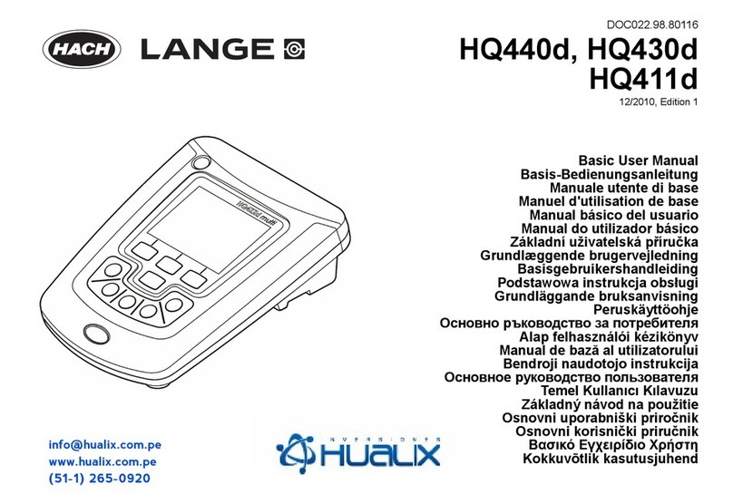 Hach HQ440d Quick manual