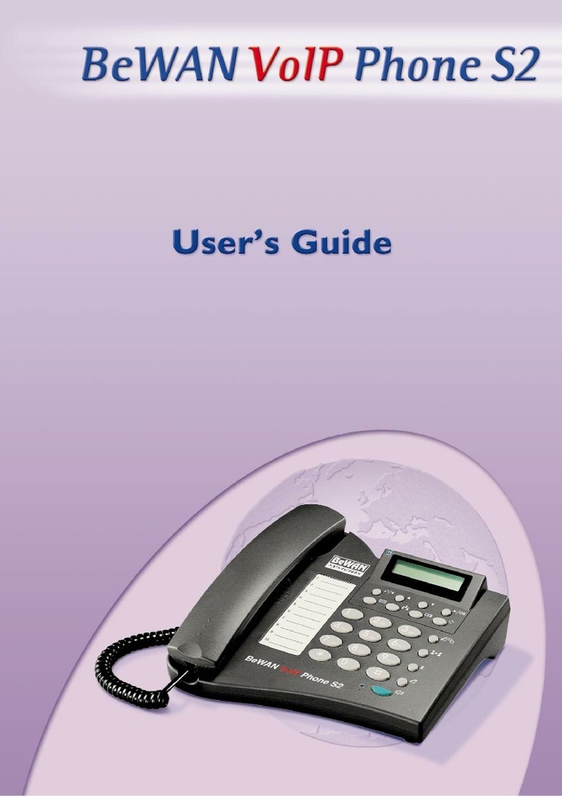 BeWAN VoIP Phone S2 user guide