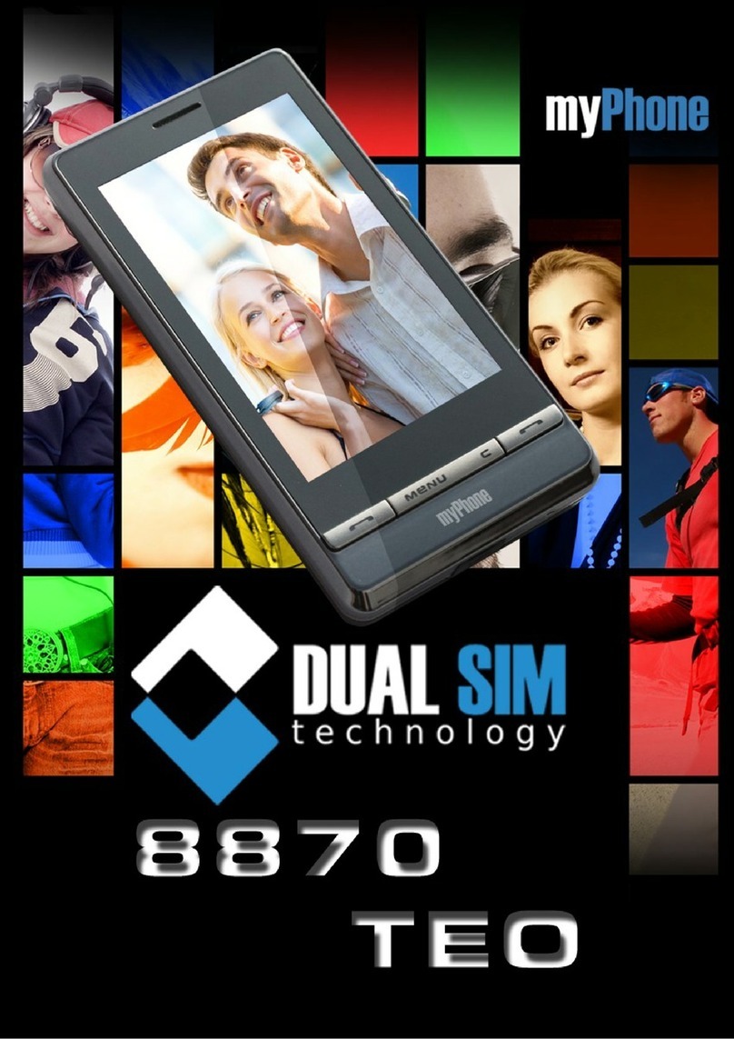 myPhone 8870 TEO User manual myPhone 8870 TEO User manual