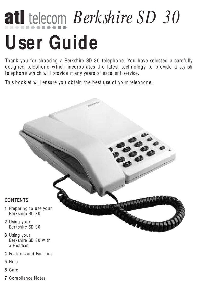 ATL Berkshire SD 30 User manual
