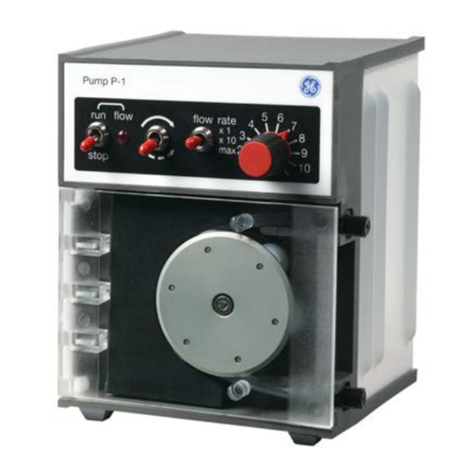 GE Peristaltic Pump P-1 User manual