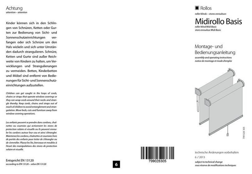 Rollos Midirollo Basis User manual