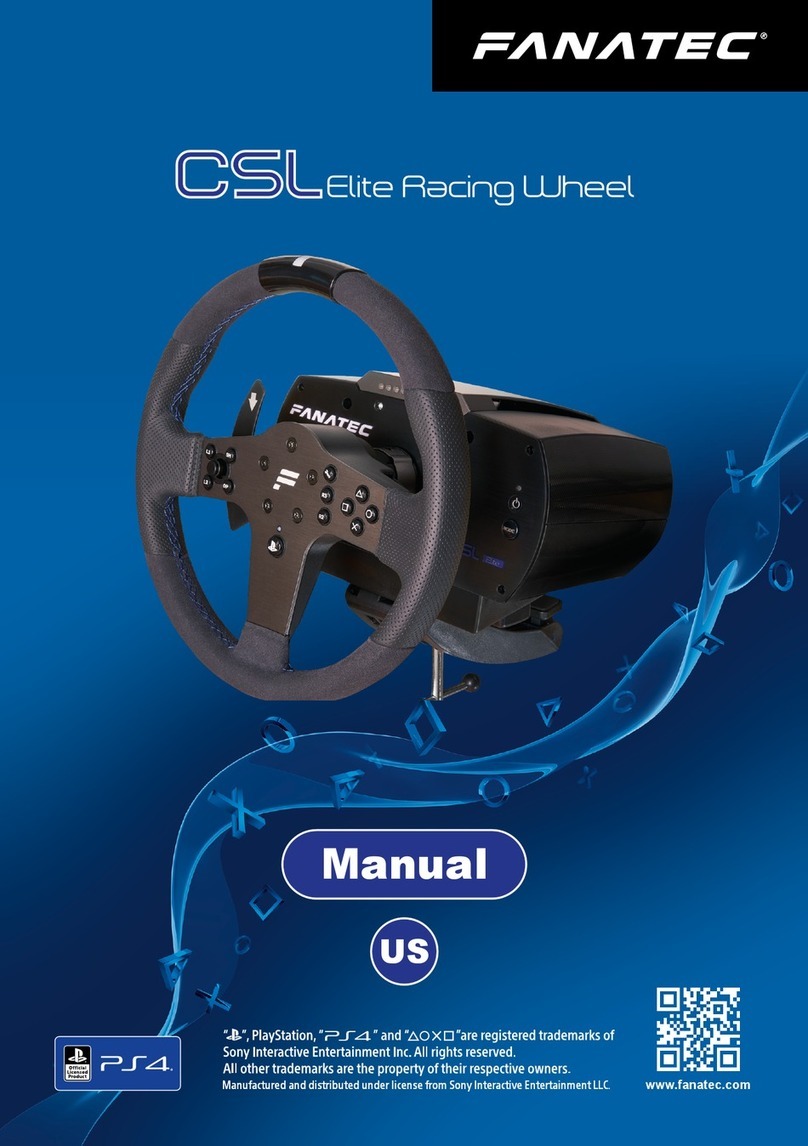 FANATEC CSL Elite Racing Wheel User manual