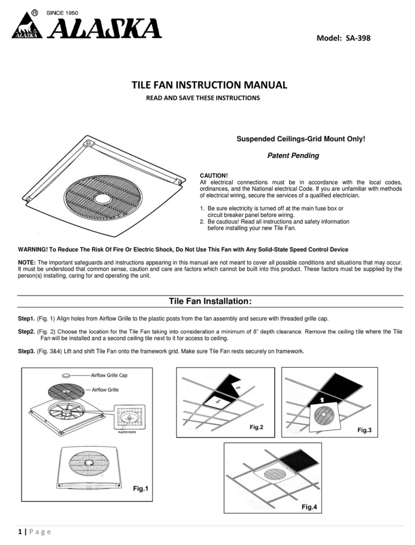 ALASKA SA-398 instruction manual