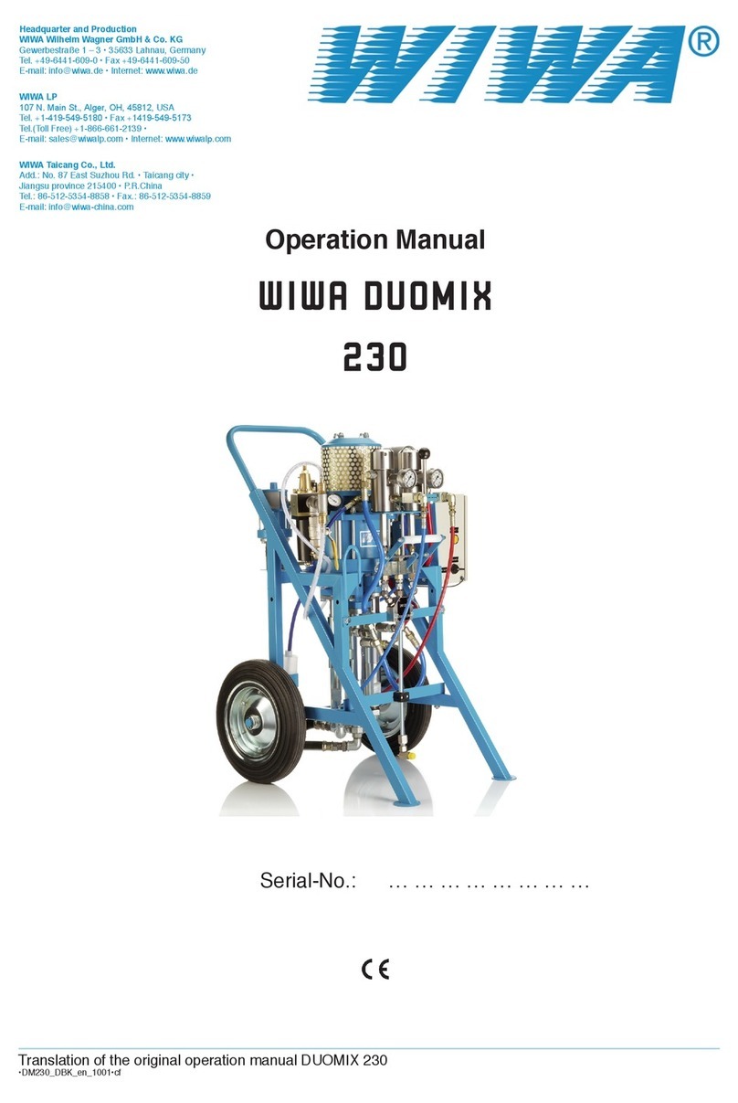 wiwa Duomix 230 Operation manual