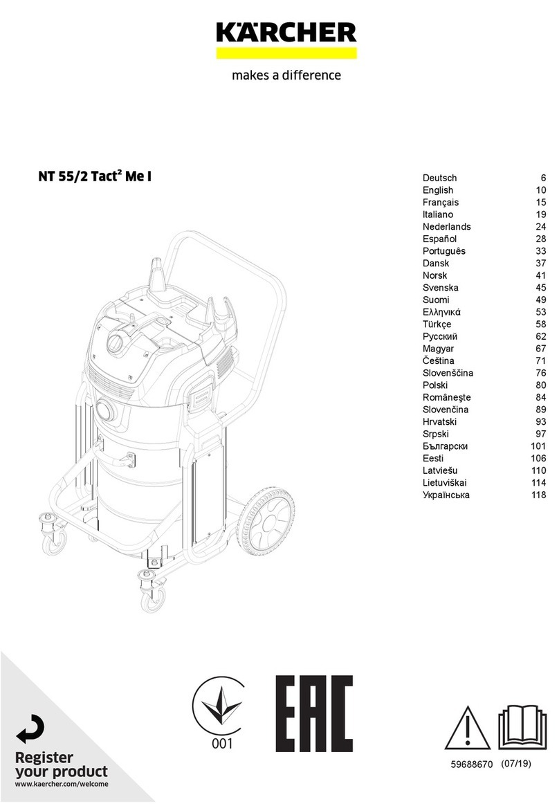 Kärcher NT 55/2 Tact2 Me I User manual