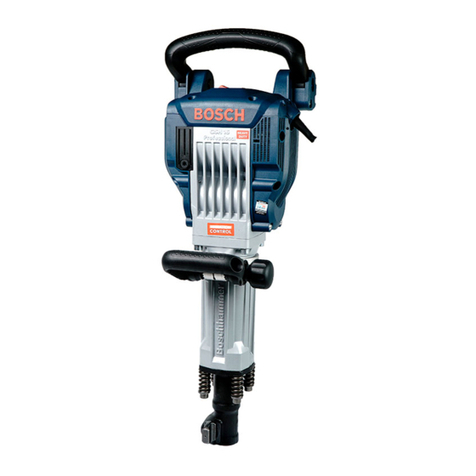 Bosch GSH 16-30 Setup guide