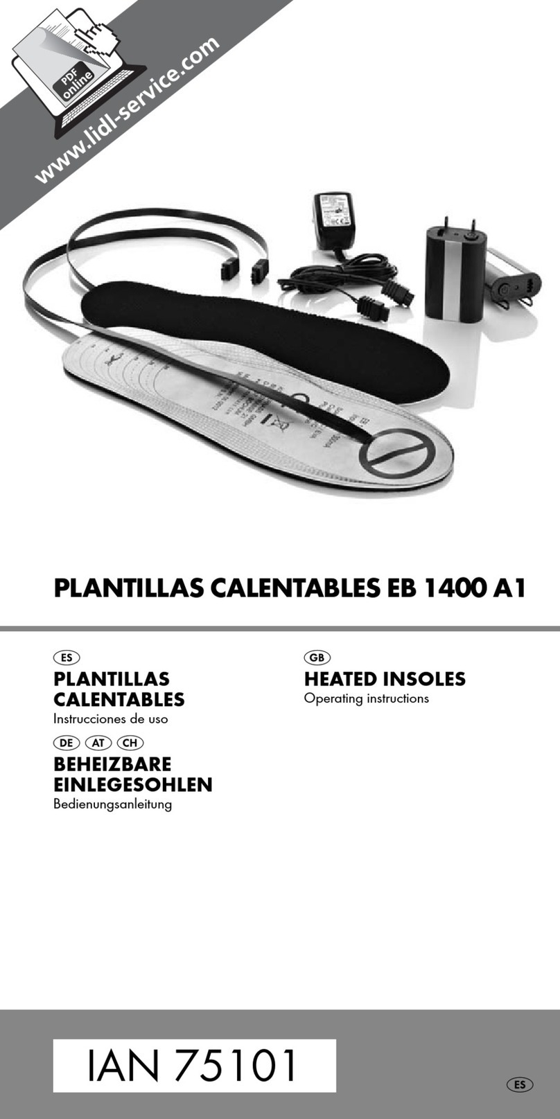Kompernass EB 1400 A1 operating instructions