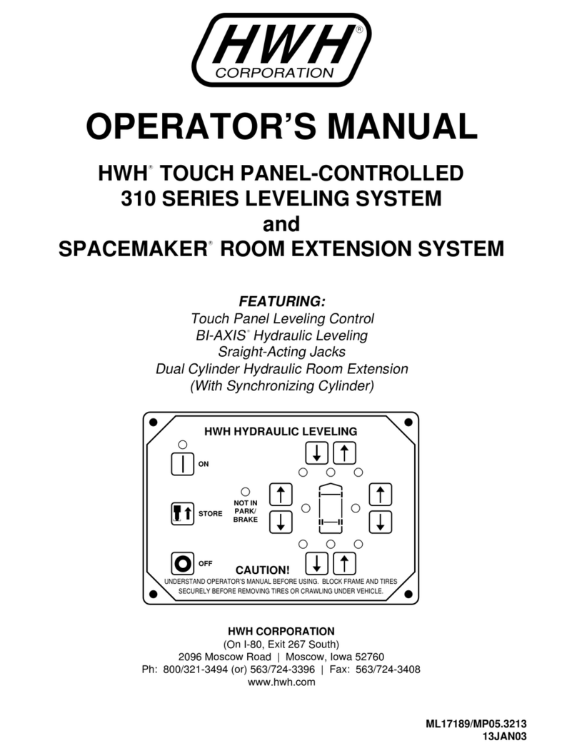HWH 310 SERIES Operator's manual