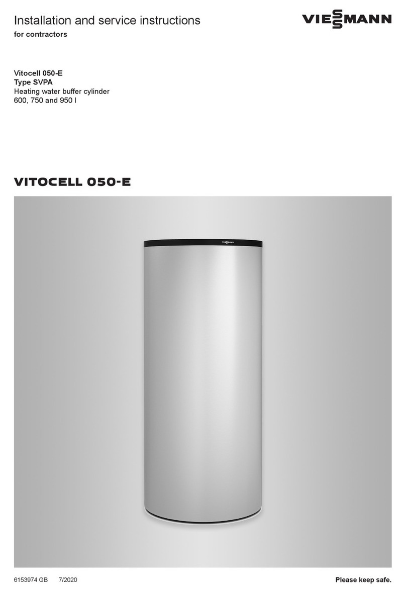 Viessmann Vitocell 050-E Quick guide