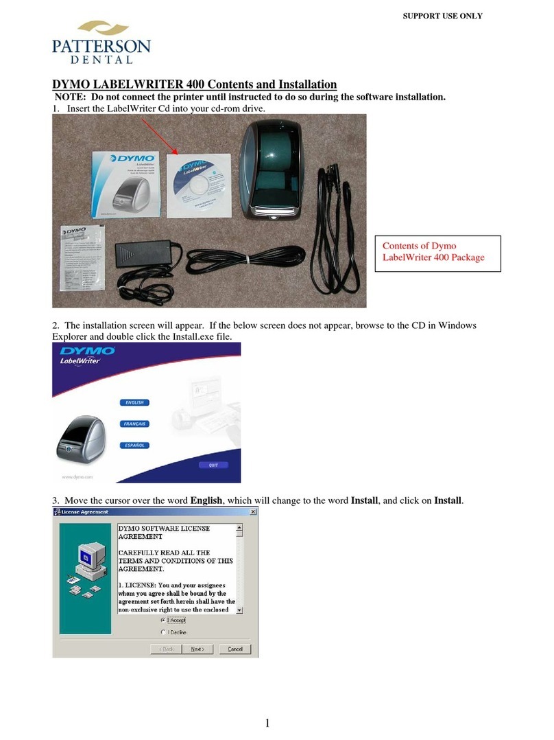 Dymo LabelWriter 400 Duo Guide User manual