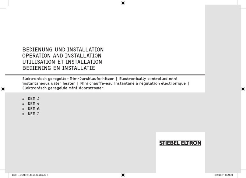 STIEBEL ELTRON DEM 3 Operation and installation