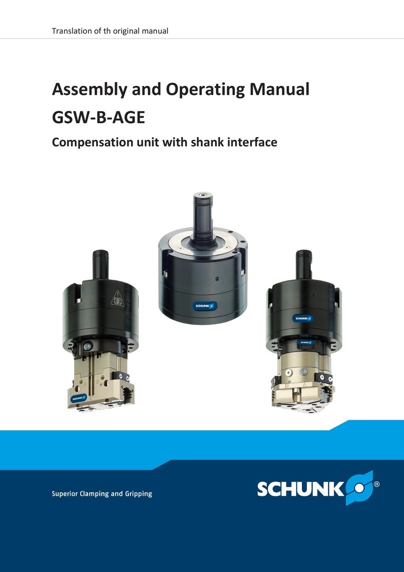 SCHUNK GSW-B-AGE User instructions