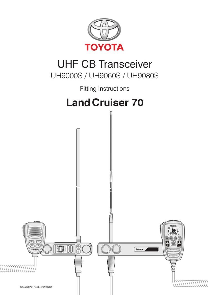 Uniden UH9000S User manual