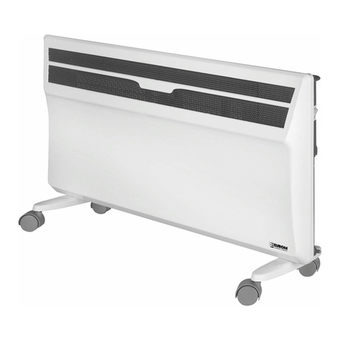 EUROM Convector Panel de Luxe Instruction booklet EUROM Convector Panel de Luxe Instruction booklet