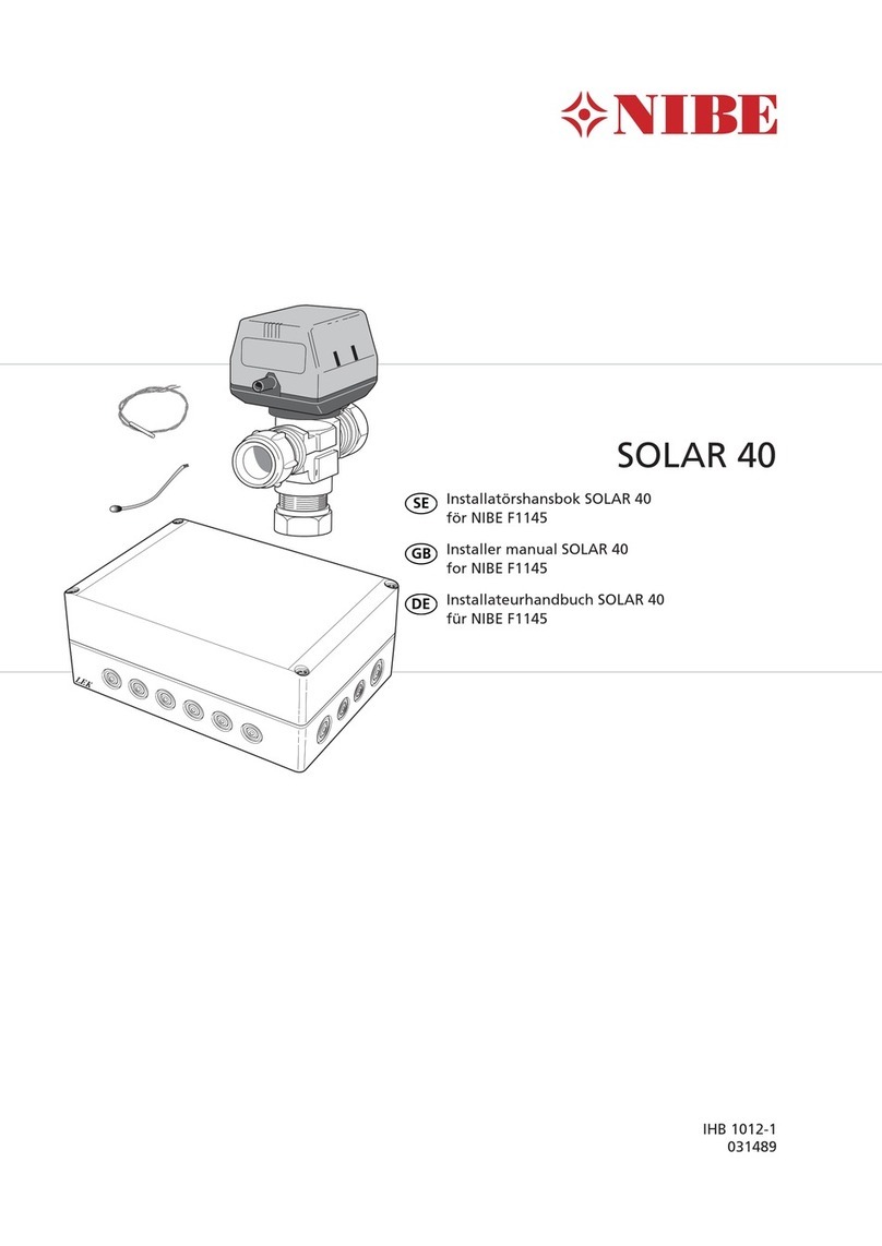 Nibe SOLAR 40 Installer manual