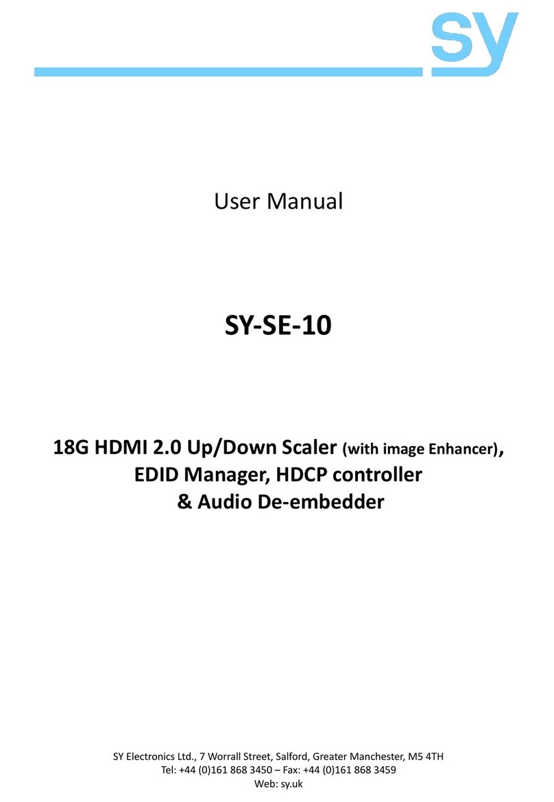 SY SY-SE-10 User manual